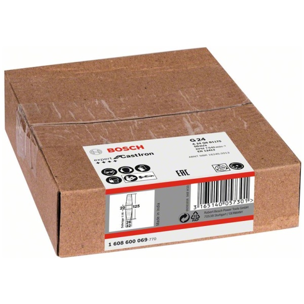 PRO Metal brusni kamen 125x26x20 mm G24 Bosch | 1608600069 - Image 2