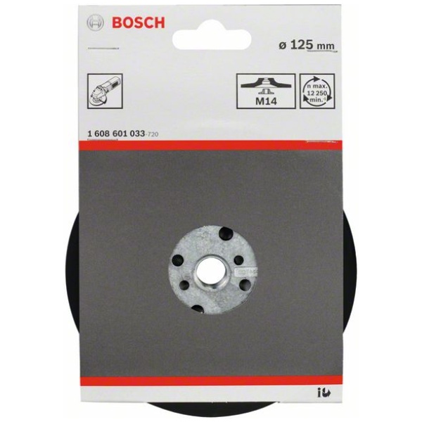 Bosch PRO nosač brusnog  papira meki M14 125 mm | 1608601033 - Image 2