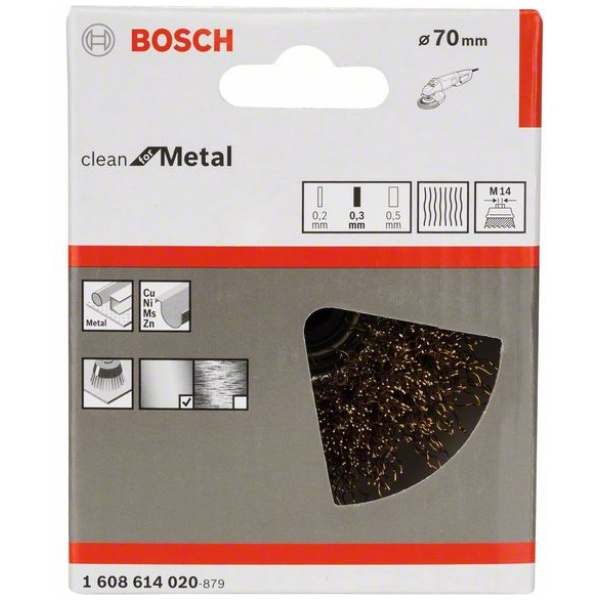 BoschPRO 70x0.3 mm Metal clean mesingovana četka  | 1608614020 - Image 2