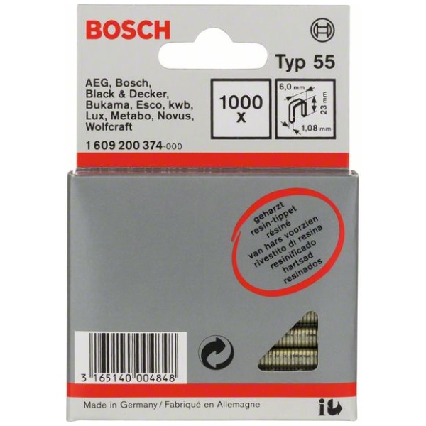 Bosch Spajalica sa uskim leđima  obložena smolom tip 55 | 1609200374 - Image 2