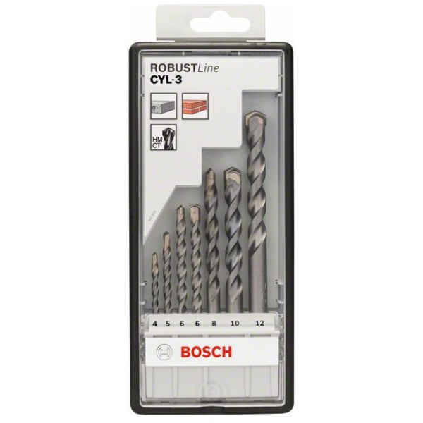 7-delni Robust Line komplet CYL-3 burgija za beton, 4–12 mm | 2607010545 - Image 2