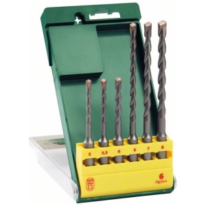 Bosch Set burgija SDS plus-5 za udarne bušilice  6 komada | 2607019448