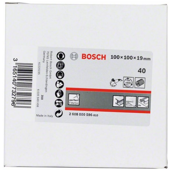 Lamelirani brusni valjak 100x100x19mm,Gran. 40  Bosch | 2608000596 - Image 2