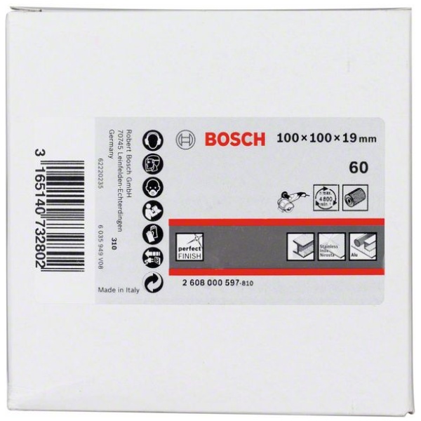Lamelirani brusni valjak 100x100x19mm Gran. 60 Bosch | 2608000597 - Image 2