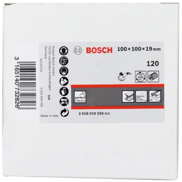 Lamelirani brusni valjak 100x100x19mm,Gran.120 Bosch | 2608000599 - Image 2