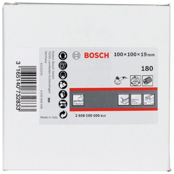 Lamelirani brusni valjak 100x100x19mm,Gran.180 Bosch | 2608000600 - Image 2