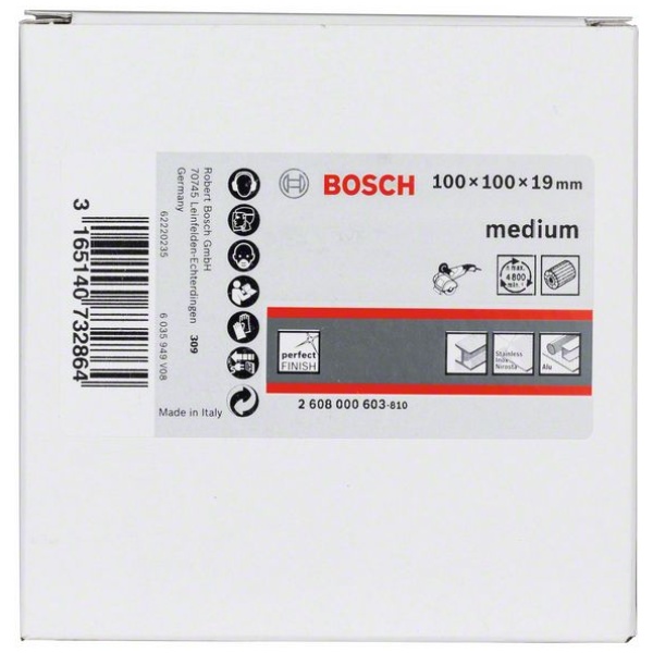 Lamelirani brusni valjak sa flisom100x100x19 srednje Bosch | 2608000603 - Image 2