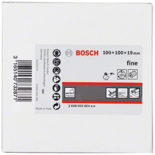 Lamelirani brusni valjak sa flisom 100x100x19,fino Bosch | 2608000604 - Image 2