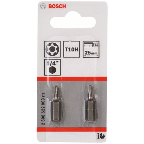 Bosch Security-Torx bit odvrtača ekstra tvrdi T10H kom.2 | 2608522009 - Image 2