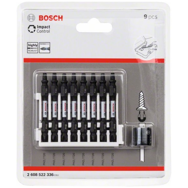 Impact Control set bitova odvrtača , 9-delni Bosch | 2608522336 - Image 2