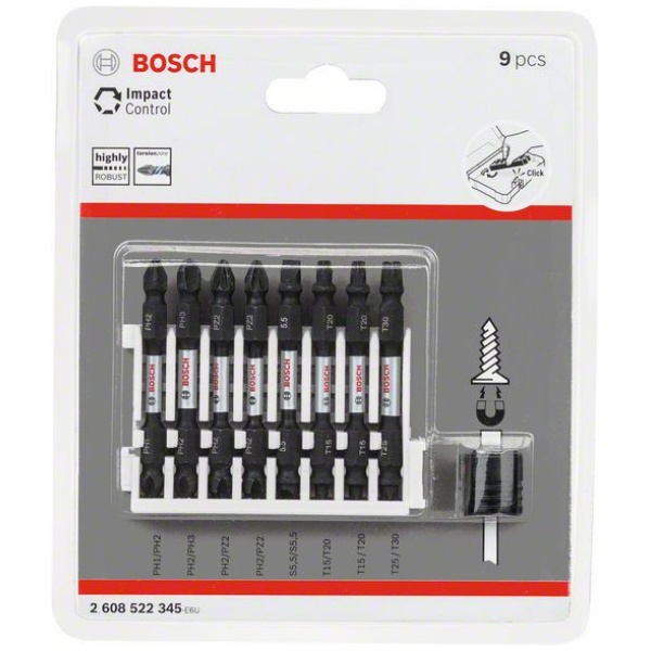 Impact Control set bitova odvrtača , 9-delni Bosch | 2608522345 - Image 2