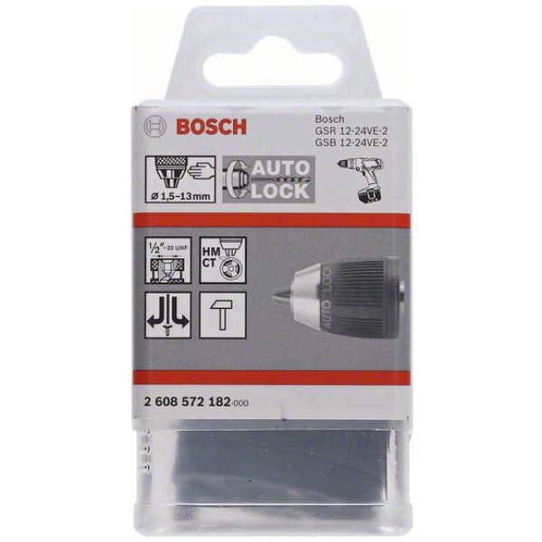 Brzostezna glava 1,5 – 13mm 1/2"- 20 Bosch | 2608572182 - Image 2