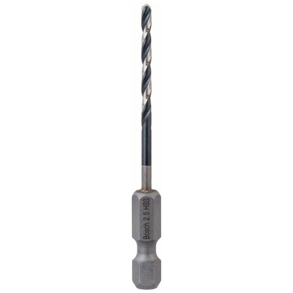 HSS spiralna burgija 2,5mm sa šestostranim 1/4"prihvatom Bosch 5/1 | 2608577047