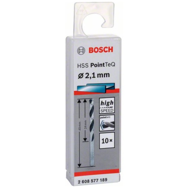 HSS 2,1 mm PointTeQ spiralna burgija Bosch pak.10 kom.  | 2608577189 - Image 2