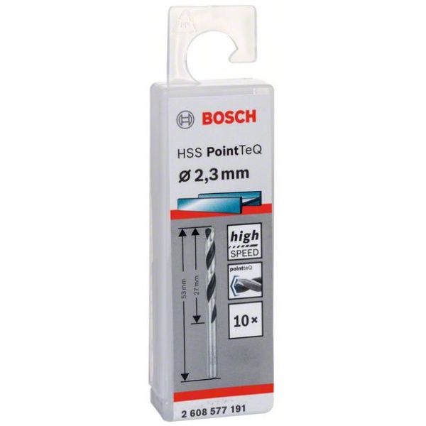 HSS  2,3 mm spiralna burgija PointTeQ Bosch pak.10 kom. | 2608577191 - Image 2