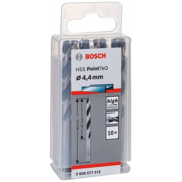 HSS 4,4 mm spiralna burgija PointTeQ Bosch pak.10kom. | 2608577212 - Image 2