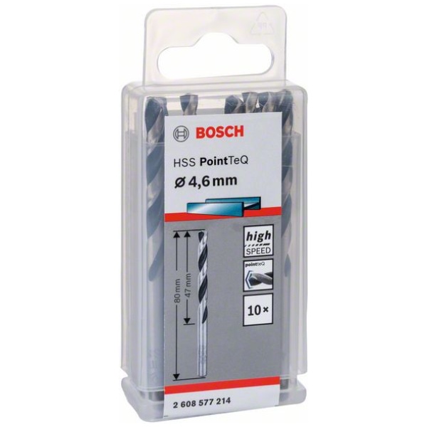 HSS  4,6 mm spiralna burgija PointTeQ Bosch pak.10kom. | 2608577214 - Image 2