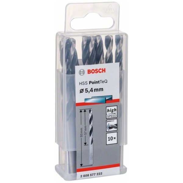 HSS 5,4 mm spiralna burgija PointTeQ Bosch pak.10kom. | 2608577222 - Image 2