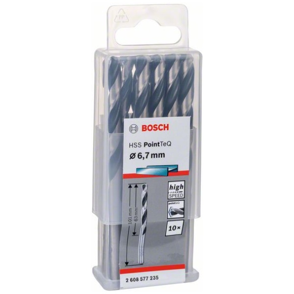 HSS  6,7 mm spiralna burgija PointTeQ Bosch pak.10kom. | 2608577235 - Image 2