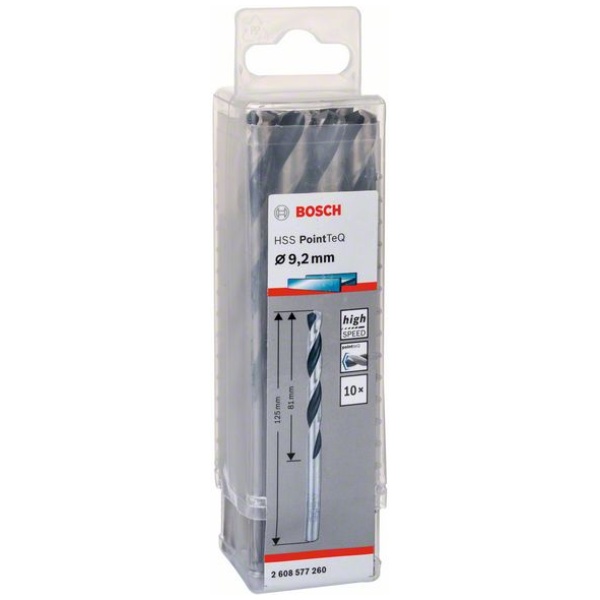 HSS 9,2 mm spiralna burgija PointTeQ Bosch pak.10kom. | 2608577260 - Image 2