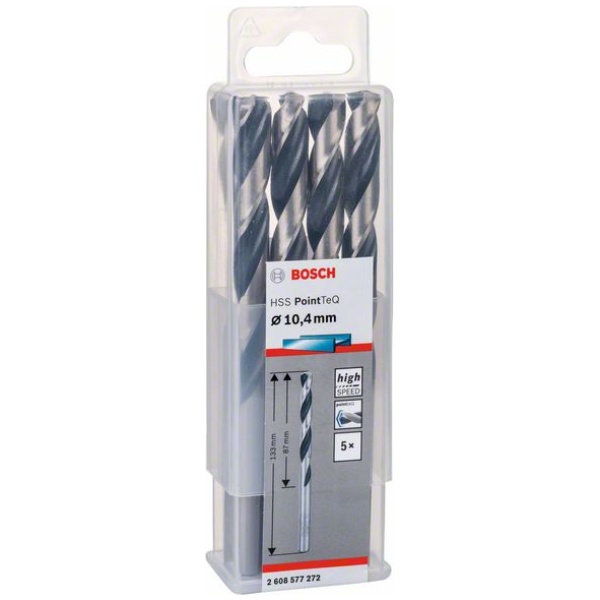 HSS 10,4 mm spiralna burgija PointTeQ Bosch pak.10kom. | 2608577272 - Image 2