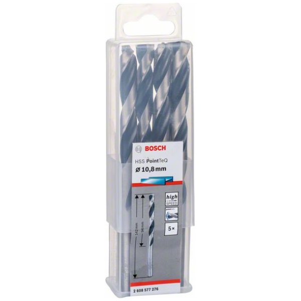 HSS 10,8 mm spiralna burgija PointTeQ Bosch pak.10kom. | 2608577276 - Image 2