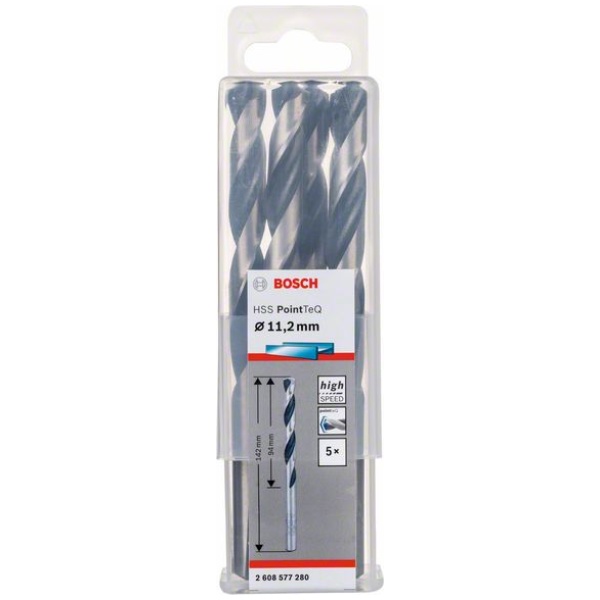 HSS 11,2 mm spiralna burgija PointTeQ Bosch pak.10kom.  | 2608577280 - Image 2