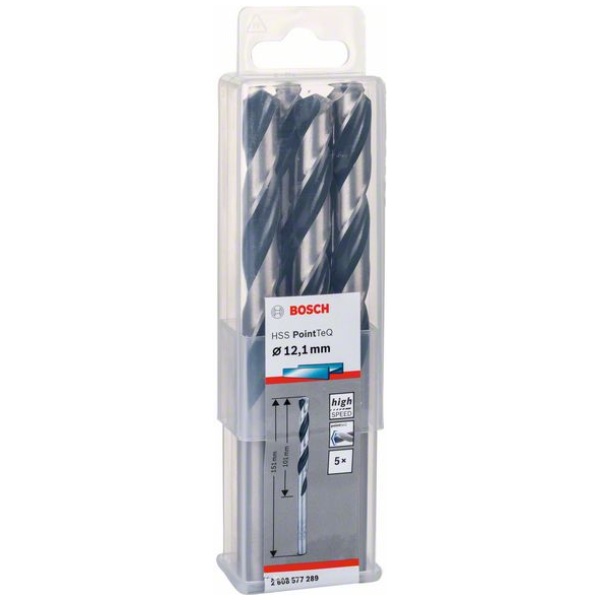 HSS 12,1 mm spiralna burgija PointTeQ Bosch pak.10kom. | 2608577289 - Image 2