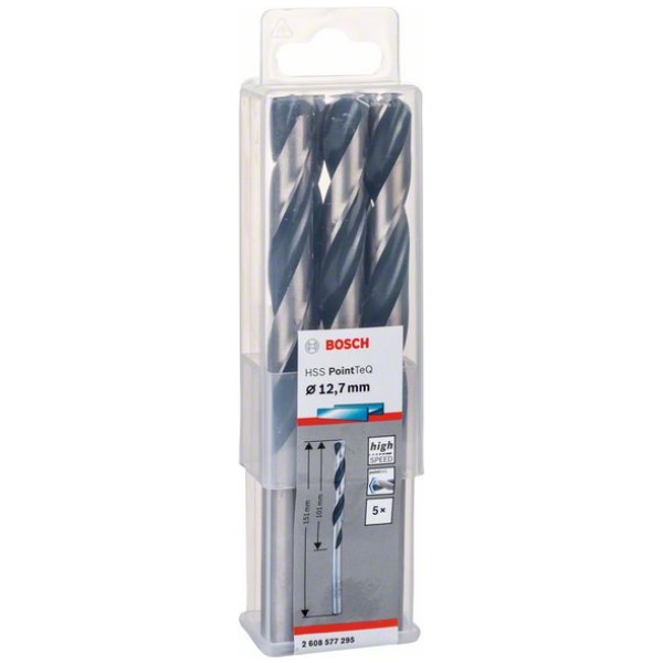 HSS 12,7 mm spiralna burgija PointTeQ Bosch pak.10kom.  | 2608577295 - Image 2