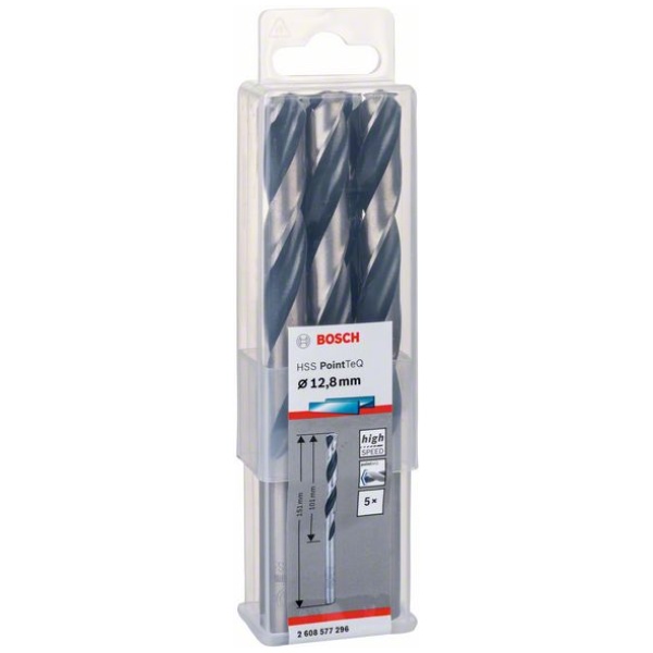 HSS 12,8 mm spiralna burgija PointTeQ Bosch pak.10kom. | 2608577296 - Image 2