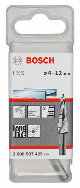 Stepenaste burgije od 4-12 mm HSS Bosch | 2608587425 - Slika 2