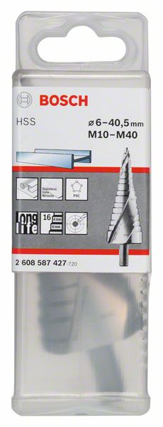 Stepenaste burgije od M10-M40 HSS Bosch | 2608587427 - Slika 2