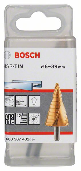 Stepenaste burgije od 6-39mm HSS-TiN Bosch | 2608587431 - Slika 2
