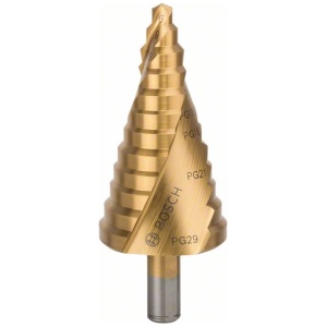 Stepenaste burgije 12 stepeni od PG7-PG21mm HSS-TiN Bosch | 2608587435