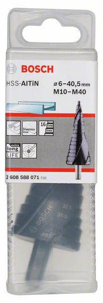 Stepenaste burgije od M10-M40 HSS-AlTiN Bosch | 2608588071 - Slika 2