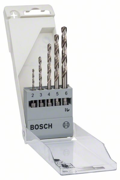 Bosch Set burgija od 2–6 mm za metal HSS-G Bosch DIN 338 | 2608595517