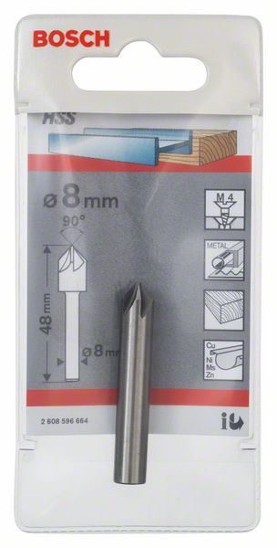 PRO Steel HSS upuštač, 8×48 mm, M4 Bosch | 2608596664 - Slika 2