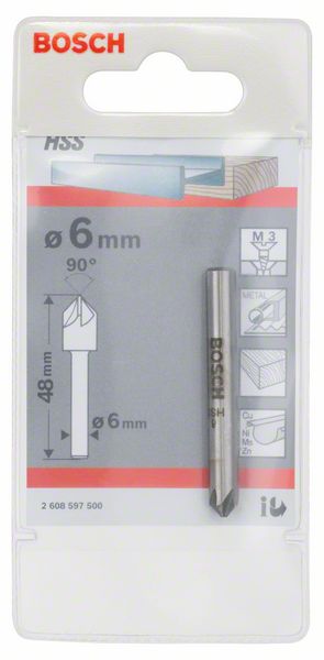 PRO Bosch 6x48 mm Steel HSS konusni upuštač M3 | 2608597500 - Slika 2