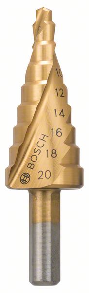 HSS-TIN stepenasta burgija 9 stepeni od 4-20 Bosch | 2608597526