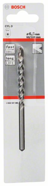 Burgija 6,5x60x100mm za beton CYL-3 Bosch | 2608597661 - Slika 2