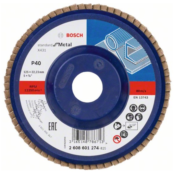 Lamelni brusni disk X431, Standard for Metal | 2608601274