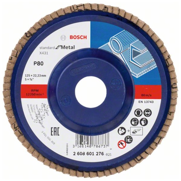 Lamelni brusni disk X431, Standard for Metal | 2608601276