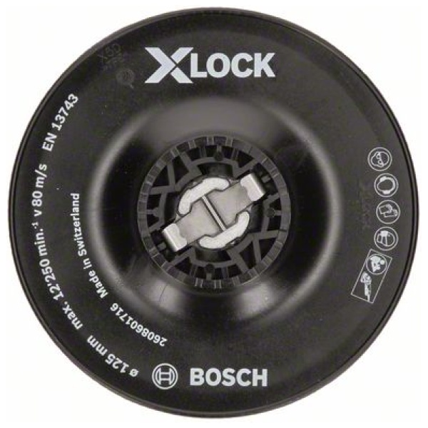 X-LOCK potporni tanjir 125 mm, grub | 2608601716 - Image 3