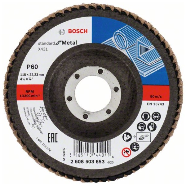 Lamelni brusni disk X431, Standard for Metal | 2608603653