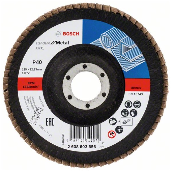 Lamelni brusni disk X431, Standard for Metal | 2608603656