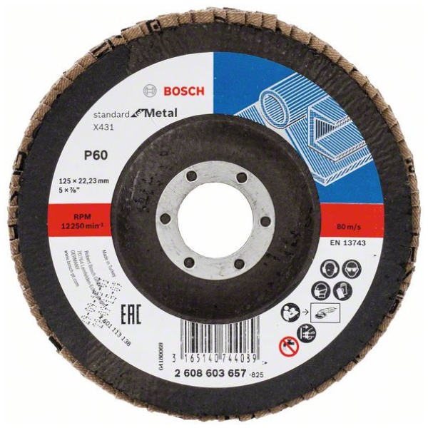 Lamelni brusni disk X431, Standard for Metal | 2608603657