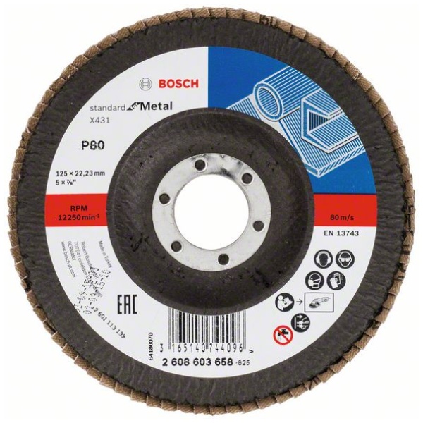 Lamelni brusni disk X431, Standard for Metal | 2608603658