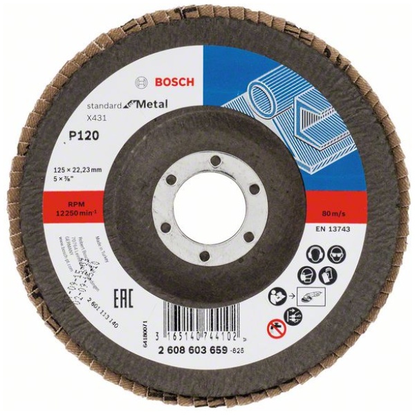 Lamelni brusni disk X431, Standard for Metal | 2608603659