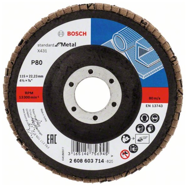 Lamelni brusni disk X431, Standard for Metal | 2608603714