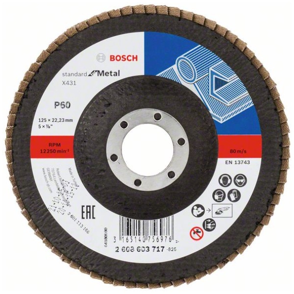 Lamelni brusni disk X431, Standard for Metal | 2608603717